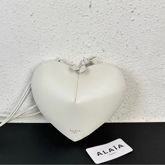Alaia Handbags - ALAIA Paris White Love Bag